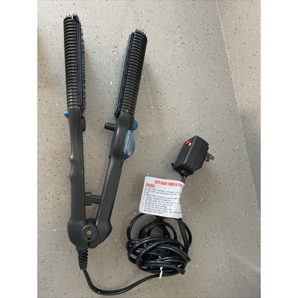 Maxius MaxiGlide MX-597 Flat Iron 2" Ceramic Plates Steam Burst Tested READ